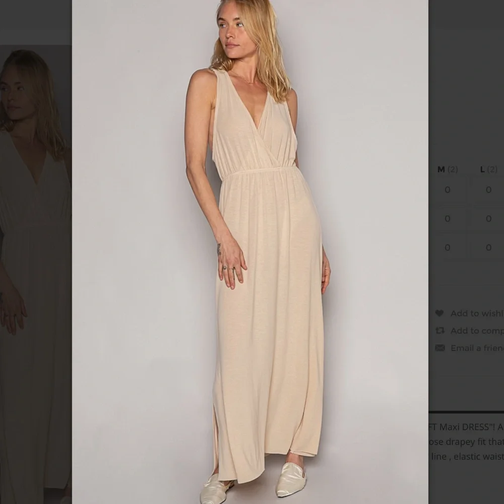 POL “ South Padre 3 “ POL Never Better Felt Soft Fabric Maxi Dress 10